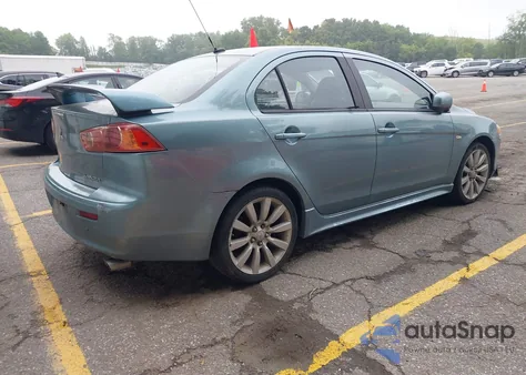 2008 Mitsubishi Lancer Gts из США, поврежденный, VIN JA3AU86U78U021982